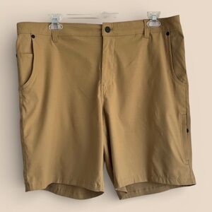 Merrell MENS Tan Nylon 9.5" Trail Shorts Size 38 (runs large)